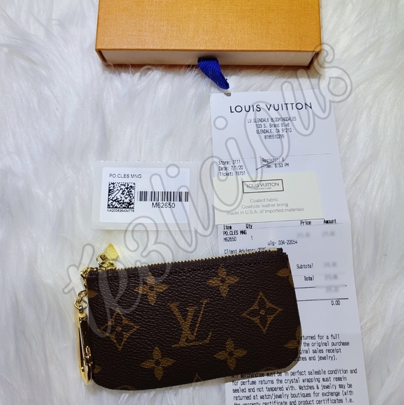 🚫⛔SOLD🚫⛔ LOUIS VUITTON KEY POUCH MONOGRAM CLES - Picture 8 of 8